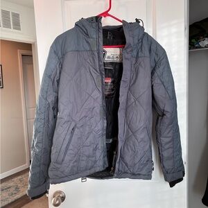 SESSIONS Gray Ski & Snow Jacket